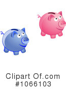 Piggy Bank Clipart #1066103 by Vector Tradition SM