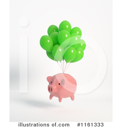 Royalty-Free (RF) Piggy Bank Clipart Illustration by Mopic - Stock Sample #1161333