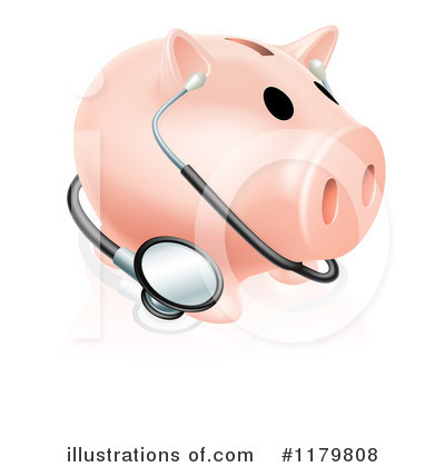 Piggy Bank Clipart #1179808 by AtStockIllustration