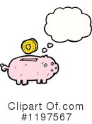 Piggy Bank Clipart #1197567 by lineartestpilot