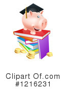 Piggy Bank Clipart #1216231 by AtStockIllustration