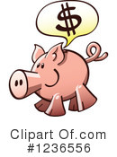 Piggy Bank Clipart #1236556 by Zooco