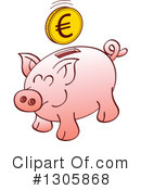 Piggy Bank Clipart #1305868 by Zooco