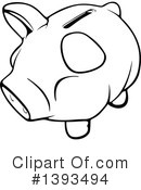 Piggy Bank Clipart #1393494 by dero