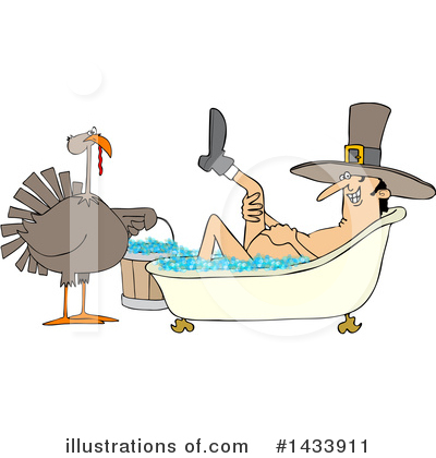 Thanksgiving Turkey Clipart #1433911 by djart