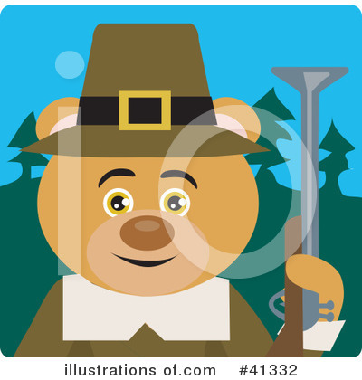 Bear Character Clipart #41332 by Dennis Holmes Designs