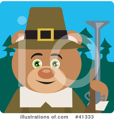 Bear Character Clipart #41333 by Dennis Holmes Designs