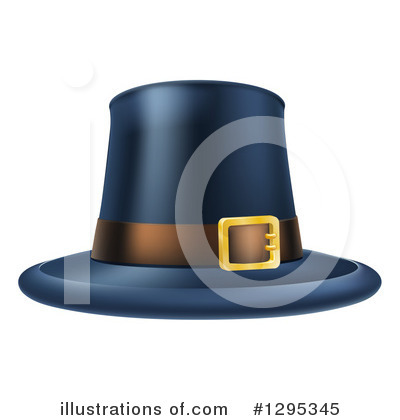 Pilgrim Hat Clipart #1295345 by AtStockIllustration
