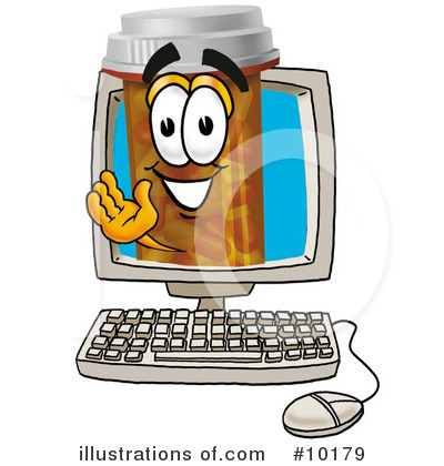 Capsule Clipart #10179 by Mascot Junction