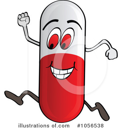 Royalty-Free (RF) Pill Clipart Illustration by Andrei Marincas - Stock Sample #1056538