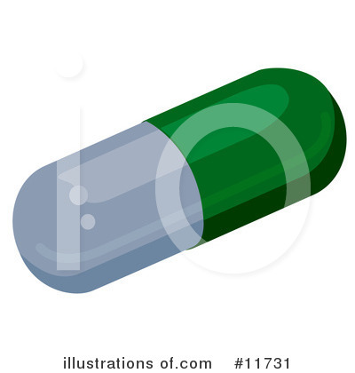 Pills Clipart #11731 by AtStockIllustration