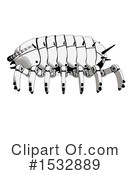 Pillbug Robot Clipart #1532889 by Leo Blanchette