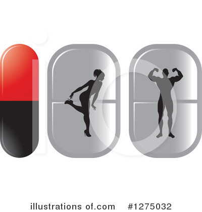 Royalty-Free (RF) Pills Clipart Illustration by Lal Perera - Stock Sample #1275032