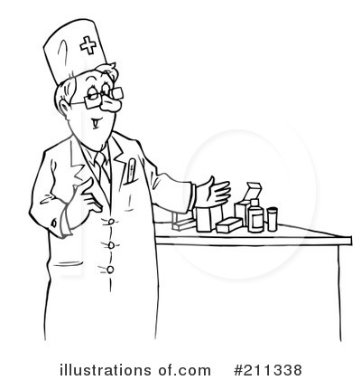 Pharmacist Clipart #211338 by Alex Bannykh