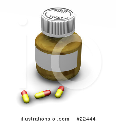 Pill Bottle Clipart #22444 by KJ Pargeter