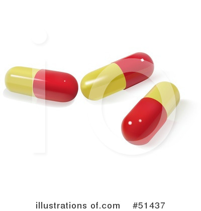 Royalty-Free (RF) Pills Clipart Illustration by dero - Stock Sample #51437