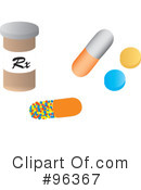 Pills Clipart #96367 by Rasmussen Images