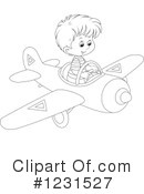 Pilot Clipart #1231527 by Alex Bannykh