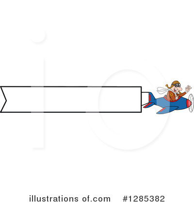 Royalty-Free (RF) Pilot Clipart Illustration by LaffToon - Stock Sample #1285382