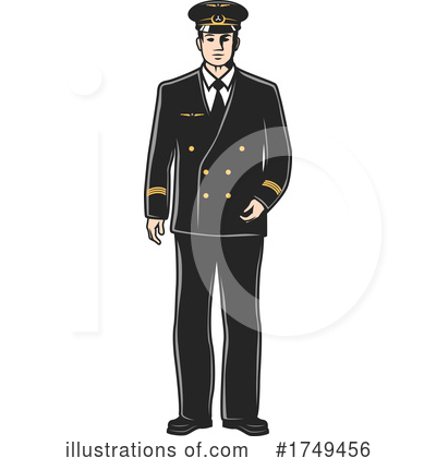 Royalty-Free (RF) Pilot Clipart Illustration by Vector Tradition SM - Stock Sample #1749456