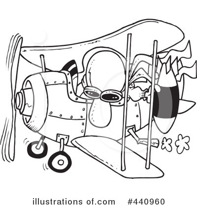 Royalty-Free (RF) Pilot Clipart Illustration by toonaday - Stock Sample #440960