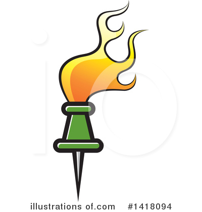 Flames Clipart #1418094 by Lal Perera