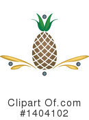 Pineapple Clipart #1404102 by inkgraphics