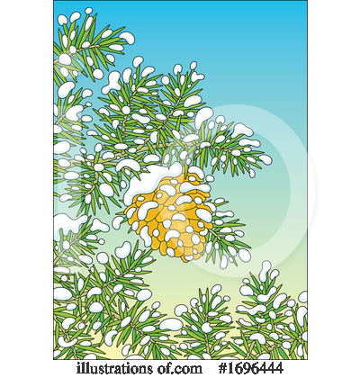 Royalty-Free (RF) Pinecone Clipart Illustration by Alex Bannykh - Stock Sample #1696444