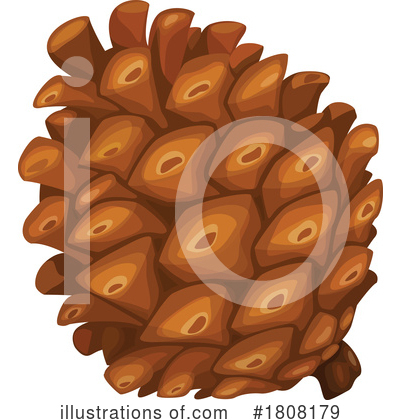 Pinecone Clipart #1808179 by Vector Tradition SM