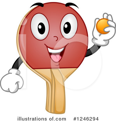Royalty-Free (RF) Ping Pong Clipart Illustration by BNP Design Studio - Stock Sample #1246294