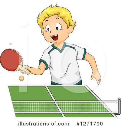 Royalty-Free (RF) Ping Pong Clipart Illustration by BNP Design Studio - Stock Sample #1271790