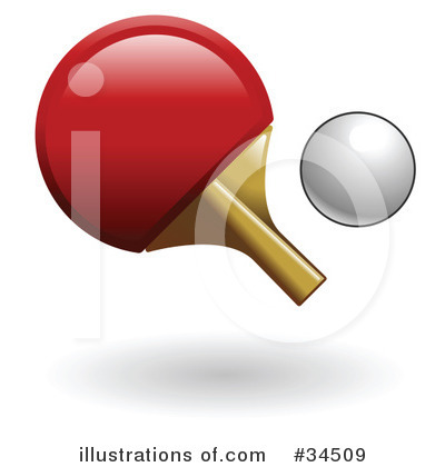 Royalty-Free (RF) Ping Pong Clipart Illustration by AtStockIllustration - Stock Sample #34509