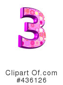 Pink Burst Number Clipart #436126 by chrisroll