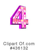 Pink Burst Number Clipart #436132 by chrisroll