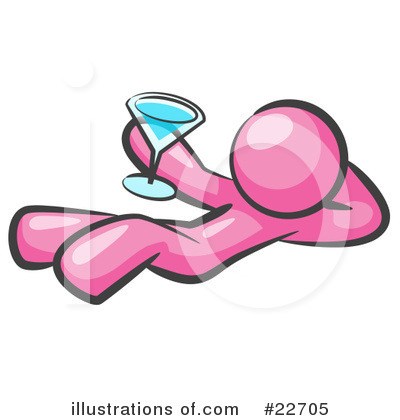 Royalty-Free (RF) Pink Collection Clipart Illustration by Leo Blanchette - Stock Sample #22705