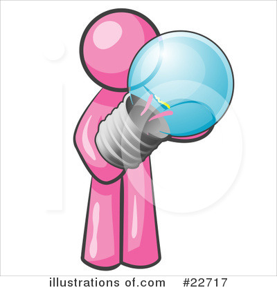Royalty-Free (RF) Pink Collection Clipart Illustration by Leo Blanchette - Stock Sample #22717