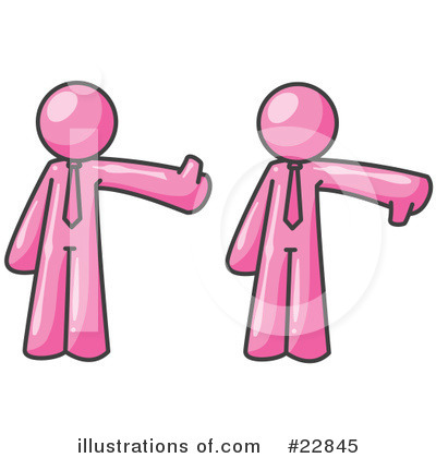 Royalty-Free (RF) Pink Collection Clipart Illustration by Leo Blanchette - Stock Sample #22845