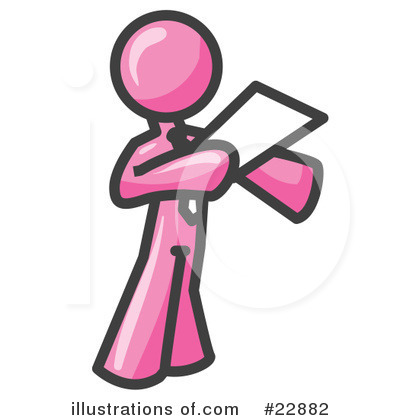 Royalty-Free (RF) Pink Collection Clipart Illustration by Leo Blanchette - Stock Sample #22882