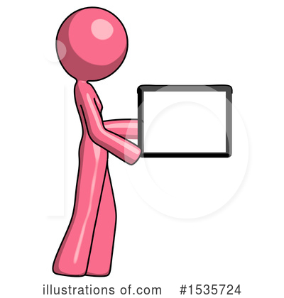 Royalty-Free (RF) Pink Design Mascot Clipart Illustration by Leo Blanchette - Stock Sample #1535724
