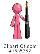 Pink Design Mascot Clipart #1535752 by Leo Blanchette