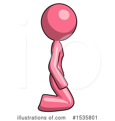Royalty-Free (RF) Pink Design Mascot Clipart Illustration by Leo Blanchette - Stock Sample #1535801
