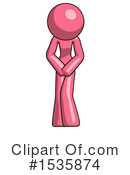 Pink Design Mascot Clipart #1535874 by Leo Blanchette