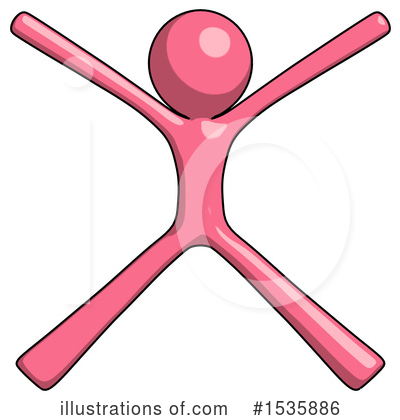 Royalty-Free (RF) Pink Design Mascot Clipart Illustration by Leo Blanchette - Stock Sample #1535886