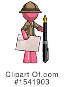 Pink Design Mascot Clipart #1541903 by Leo Blanchette