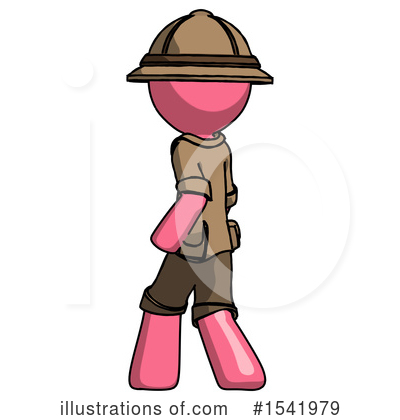 Royalty-Free (RF) Pink Design Mascot Clipart Illustration by Leo Blanchette - Stock Sample #1541979