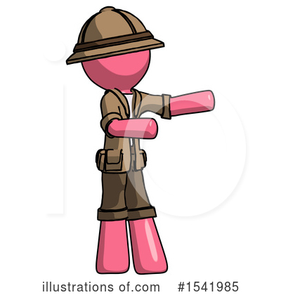 Royalty-Free (RF) Pink Design Mascot Clipart Illustration by Leo Blanchette - Stock Sample #1541985