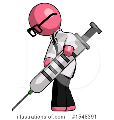 Royalty-Free (RF) Pink Design Mascot Clipart Illustration by Leo Blanchette - Stock Sample #1546391