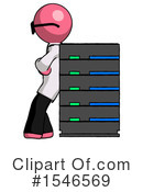 Pink Design Mascot Clipart #1546569 by Leo Blanchette