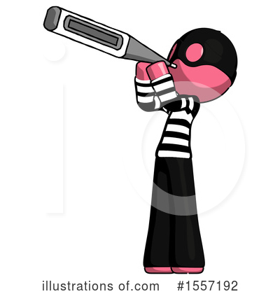 Royalty-Free (RF) Pink Design Mascot Clipart Illustration by Leo Blanchette - Stock Sample #1557192