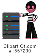 Pink Design Mascot Clipart #1557230 by Leo Blanchette